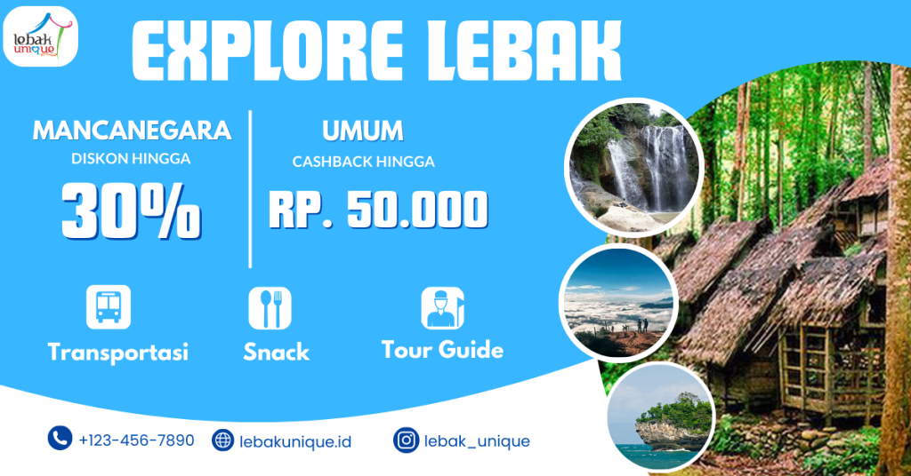 Promosi tour wisata alam di Lebak, Banten