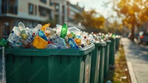 ilustrasi gambar tanaman hasil ekosistem digital seperti bank sampah digital
